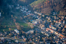 Kurpark, Südpfalz Therme in Bad Bergzabern in the state Rhineland-Palatinate, Germany