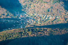 Aerial view of From the south in Waldhambach in the state Rhineland-Palatinate, Germany