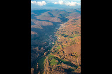Dernbach Valley from the south in Dernbach in the state Rhineland-Palatinate, Germany
