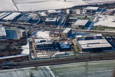 MTS in winter when there is snow in Rülzheim in the state Rhineland-Palatinate, Germany