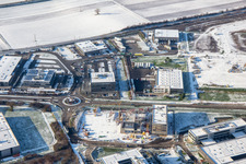 Transac Intern. in winter with snow in Rülzheim in the state Rhineland-Palatinate, Germany