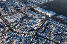 IGS -Rülzheim in winter with snow in Rülzheim in the state Rhineland-Palatinate, Germany