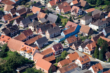 Niederlauterbach in the state Bas-Rhin, France out of the air