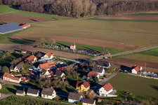 Cemetery on the D244 in Salmbach in the state Bas-Rhin, France