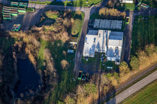 Aerial photograpy of Landfill in Berg in the state Rhineland-Palatinate, Germany