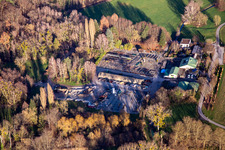 Aerial photograpy of Bienwald Nursery in Berg in the state Rhineland-Palatinate, Germany