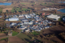 Perläckerstr commercial area in Hagenbach in the state Rhineland-Palatinate, Germany