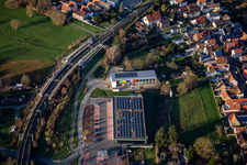 Lidl and Kita Louise-Scheppler in Wörth am Rhein in the state Rhineland-Palatinate, Germany