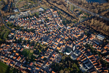 Luitpoldstraße Ottstr in Wörth am Rhein in the state Rhineland-Palatinate, Germany