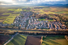 Main road B427 from the east in Winden in the state Rhineland-Palatinate, Germany