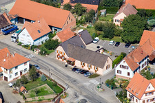 Salmbach in the state Bas-Rhin, France out of the air