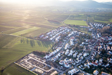 Development of new housing area in the east in the district Mörzheim in Landau in der Pfalz in the state Rhineland-Palatinate, Germany