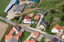 Salmbach in the state Bas-Rhin, France from the plane