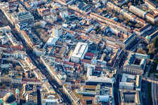 Clean-up at the carnival parade in Kaiserstr in the district Innenstadt-West in Karlsruhe in the state Baden-Wuerttemberg, Germany
