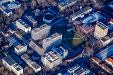 KIT Audimax Campus South in the district Innenstadt-Ost in Karlsruhe in the state Baden-Wuerttemberg, Germany