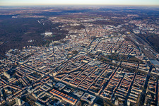 Brauerstraße x Kriegsstr in the district Südweststadt in Karlsruhe in the state Baden-Wuerttemberg, Germany