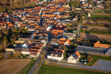 Main Street from the West in Winden in the state Rhineland-Palatinate, Germany