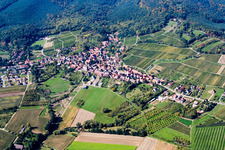 Oblique view of Rott in the state Bas-Rhin, France