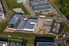 Aerial photograpy of Kardex Software GmbH in Rülzheim in the state Rhineland-Palatinate, Germany
