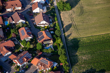 Aerial view of On the high bank in Kuhardt in the state Rhineland-Palatinate, Germany