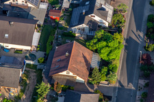 Bird's eye view of South Ring from the west in Kuhardt in the state Rhineland-Palatinate, Germany