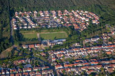 Buchenweg in the district Huttenheim in Philippsburg in the state Baden-Wuerttemberg, Germany