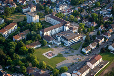 Aerial photograpy of Asklepios Southern Palatinate Clinics in Kandel in the state Rhineland-Palatinate, Germany