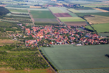 Dingelstedt on the Huy from the southeast in the district Dingelstedt am Huy in Huy in the state Saxony-Anhalt, Germany