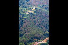Castle ruins of Große Lauenburg in the district Stecklenberg in Thale in the state Saxony-Anhalt, Germany