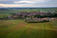 From the south in the district Warnstedt in Thale in the state Saxony-Anhalt, Germany