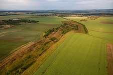 Warnstedt Devil's Wall in Thale in the state Saxony-Anhalt, Germany out of the air