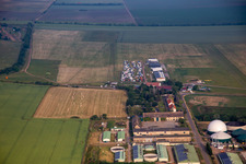 Aerial photograpy of Pig fattening facility Ballenstedt GbR in the district Asmusstedt in Ballenstedt in the state Saxony-Anhalt, Germany