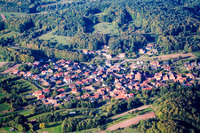 From the south in Völkersweiler in the state Rhineland-Palatinate, Germany