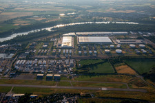 TanQuid tank farm at airport Speyer-LU in Speyer in the state Rhineland-Palatinate, Germany