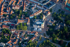 Aerial photograpy of Historical Museum of the Palatinate in Speyer in the state Rhineland-Palatinate, Germany
