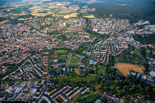 From the east in Speyer in the state Rhineland-Palatinate, Germany