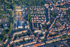Between Wilhelm-Wundt-Straße and Marguerrestraße in the district Neckarau in Mannheim in the state Baden-Wuerttemberg, Germany