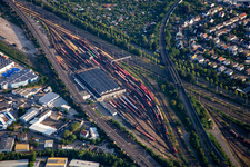 DB Cargo depot Mannheim in the district Neckarau in Mannheim in the state Baden-Wuerttemberg, Germany