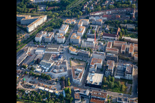 Harrlachweg in the district Neuostheim in Mannheim in the state Baden-Wuerttemberg, Germany