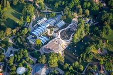 Plant Showhouse (Botanical Garden) in Luisenpark, part of the Federal Garden Show 2023 BUGA23 in the district Oststadt in Mannheim in the state Baden-Wuerttemberg, Germany