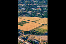 Cable car from Spinelli to Luisen-Park of the Federal Garden Show Mannheim BUGA 2023 in the district Feudenheim in Mannheim in the state Baden-Wuerttemberg, Germany