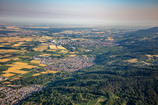 From the southeast in Laudenbach in the state Baden-Wuerttemberg, Germany