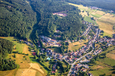 From the south in Grasellenbach in the state Hesse, Germany