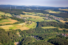 District Haisterbach in Erbach in the state Hesse, Germany