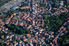 Historic Old Town in Michelstadt in the state Hesse, Germany