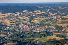 From the west in Mörlenbach in the state Hesse, Germany