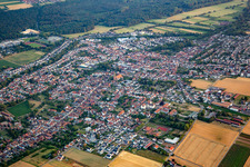 From the northeast in Herxheim bei Landau in the state Rhineland-Palatinate, Germany