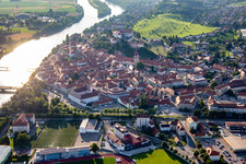 Old town from the southwest in Ptuj in the state Slovenia, Slovenia