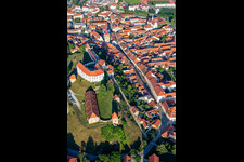 Prešernova ulica under the castle in Ptuj in the state Slovenia, Slovenia