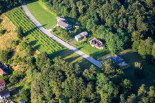 Oblique view of Ptuj in the state Slovenia, Slovenia